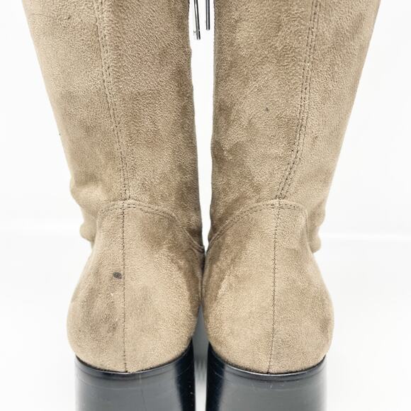 Marc Fisher LTD. Women's Yuna Block Heel Boots Suede Brown Size 6 M - Picture 10 of 12